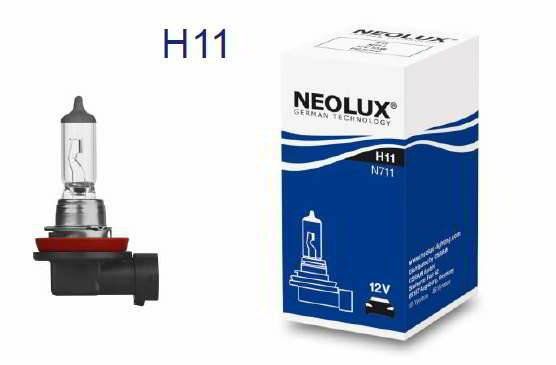NEOLUX Standart Лампа галогенная H11 [12V 55W] PGJ19-2 (Картонная)