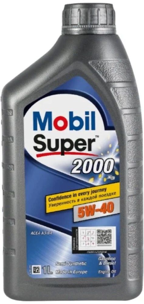 Mobil Super 2000 X3 5W40 GSP 1 л