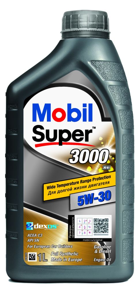 MOBIL SUPER 3000 5W-30 XE, 1 л.