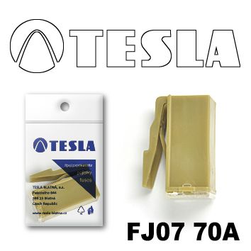 TESLA Предохранитель катриджного типа JCase FJ07 70A /1шт
