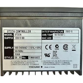 Yokogawa UT32A-010-11-00 Digital Indicating Controller in Stock