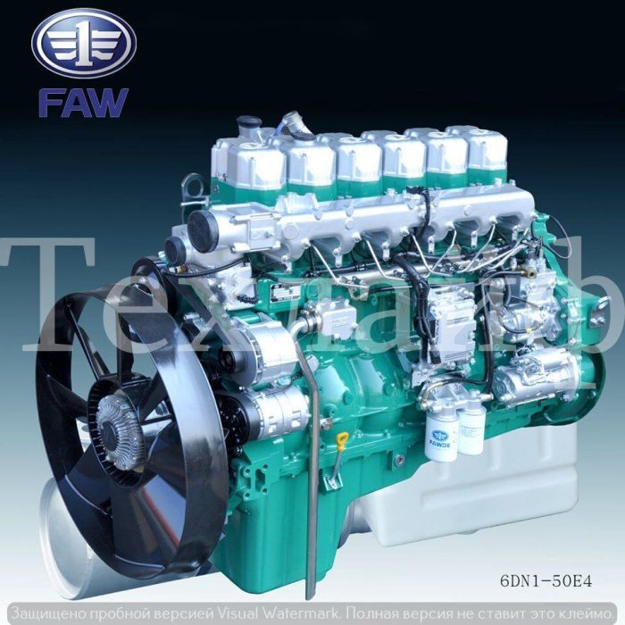 Двигатель FAW CA6DN1-50E4 Евро-4 на тягачи FAW CA4250