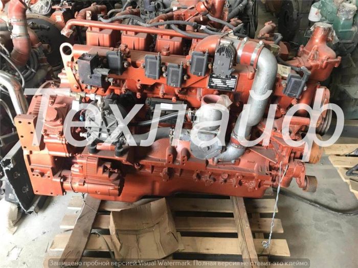 Двигатель газовый YC6MK375N-50 на КамАЗ 65116, DongFeng, Yutong, Golden Dragon (метан или пропан-бутан)