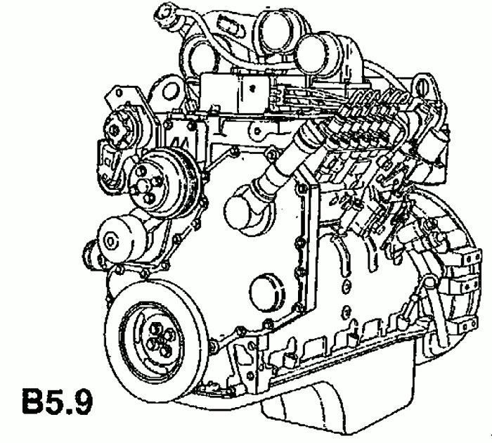 Двигатель Cummins серии 6B5.9-С (construction) Евро-2